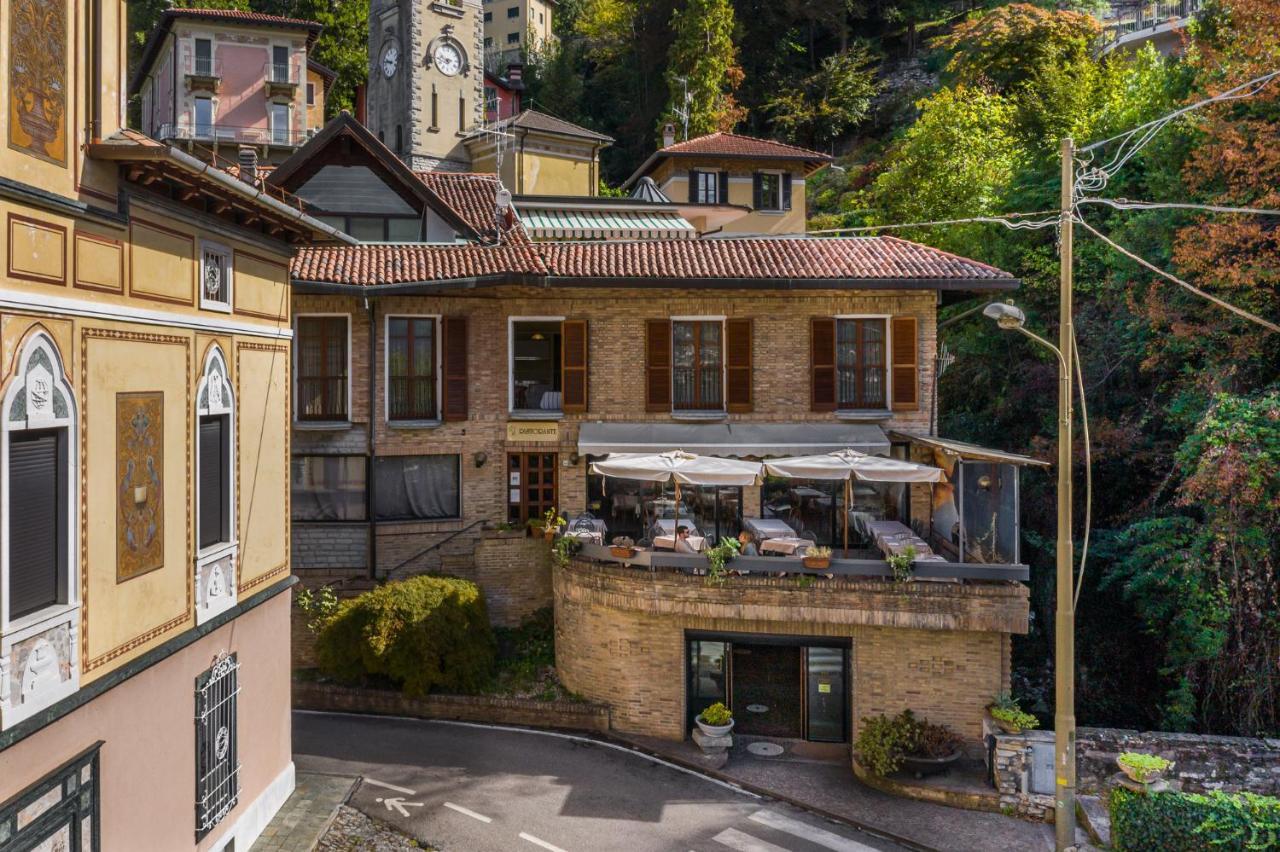 Hotel Ristorante Vapore Faggeto Lario Bagian luar foto