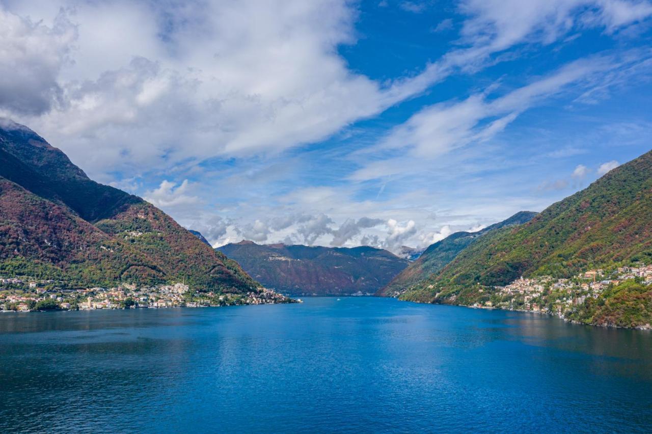 Hotel Ristorante Vapore Faggeto Lario Bagian luar foto