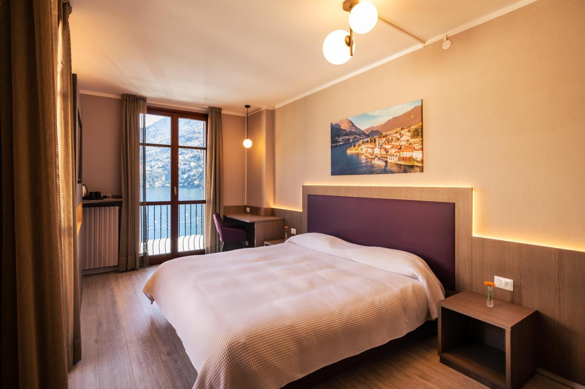 Hotel Ristorante Vapore Faggeto Lario Bagian luar foto