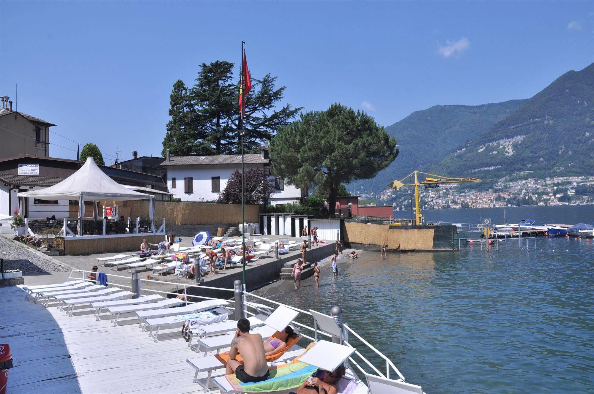 Hotel Ristorante Vapore Faggeto Lario Bagian luar foto