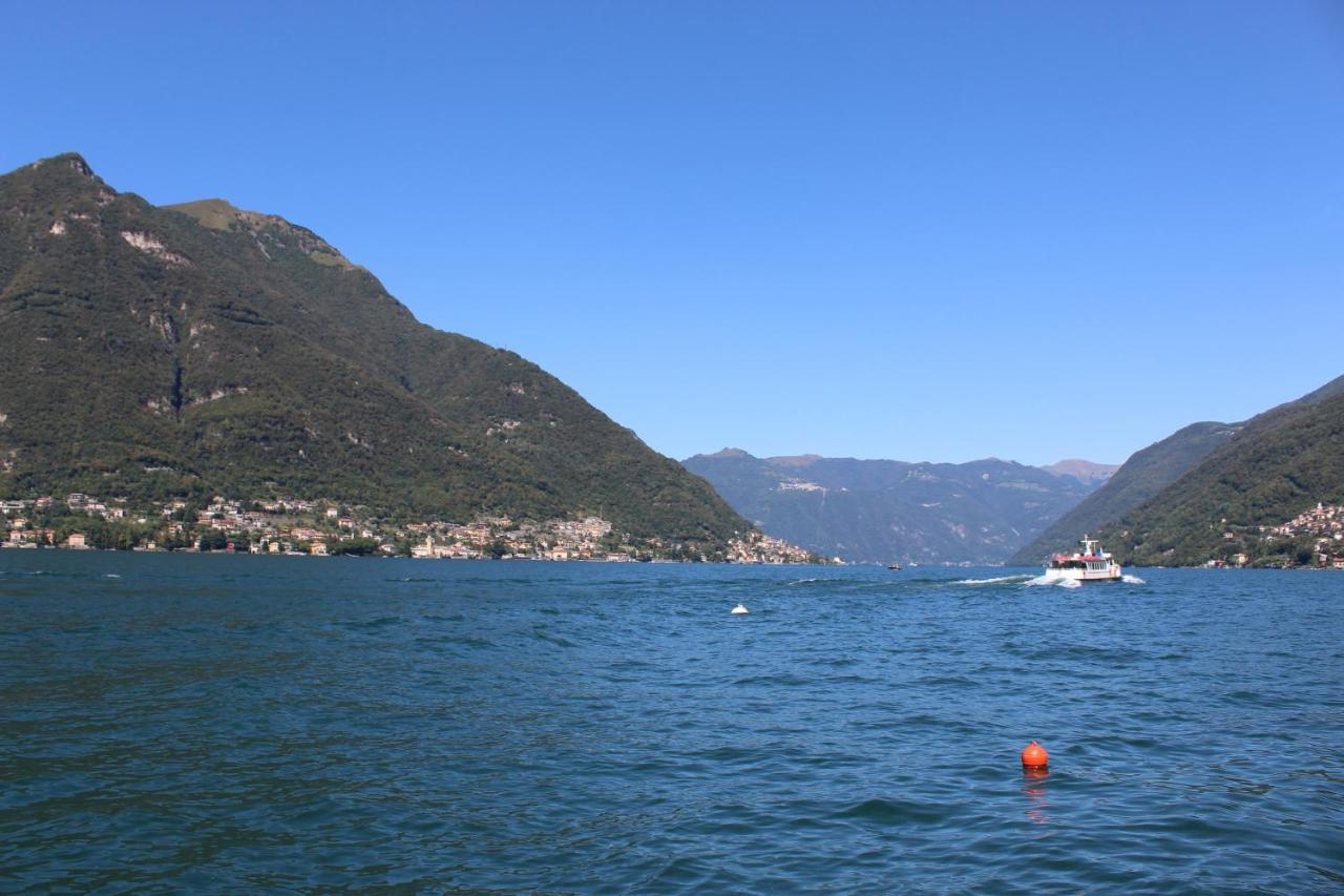 Hotel Ristorante Vapore Faggeto Lario Bagian luar foto