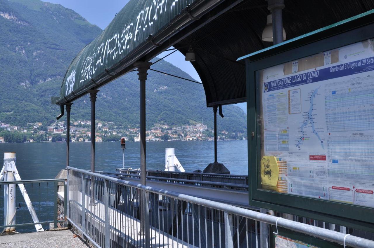 Hotel Ristorante Vapore Faggeto Lario Bagian luar foto